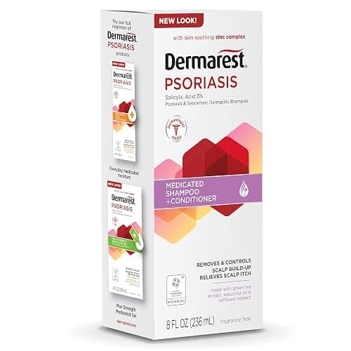 Dermarest Psoriasis Medicated Shampoo and Conditioner, Unscented, Dermatologist Tested, 8 Fl Oz (Pack of 2) thumbnail 6