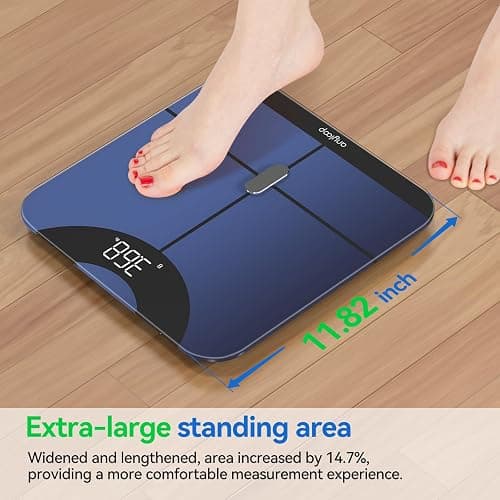 anyloop Smart Scale for Body Weight and Fat Percentage, Accurate Weight Scale Bathroom Scale Large LED Display Body Fat Scale, Digital Scale Weighing Scales Bluetooth 400lb thumbnail 5