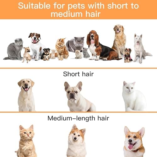 AIRROBO Dog Grooming Vacuum Kit,12000Pa Strong Pet Vacuum for Shedding,Grooming Hai,Quiet,PG100,2L Large Capacity thumbnail 9