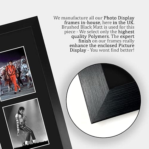 HWC Trading Michael Jackson Musician 16 x 12 inch (A3) Printed Gifts Signed Autograph Picture for Music Memorabilia Fans - 16" x 12" Framed thumbnail 6