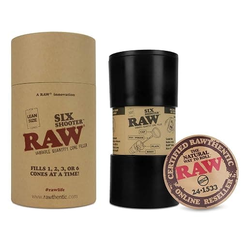 RAW Six Shooter for Lean Cones | Fast and Convenient Loader and Cone Filler | Fills up to 1,2,3, or 6 Cones at a Time thumbnail 3