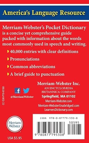 Merriam-Webster's Pocket Dictionary thumbnail 2
