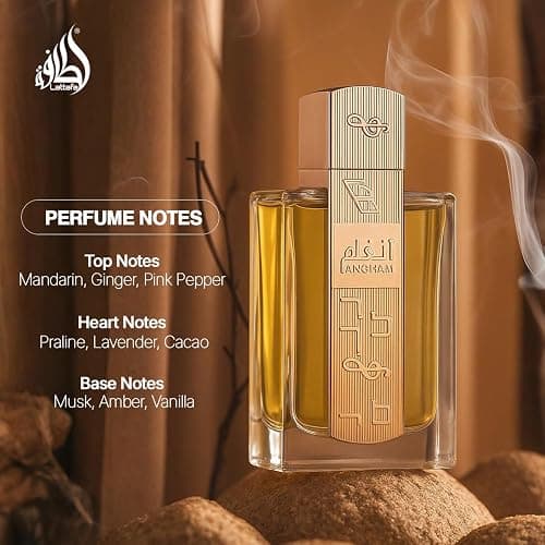 Lattafa Angham - Citrus, Lavender, Musk, Amber, Vanilla - Eau de Parfum Long-Lasting Fragrance for Unisex, 3.40 Ounce / 100 ml thumbnail 4