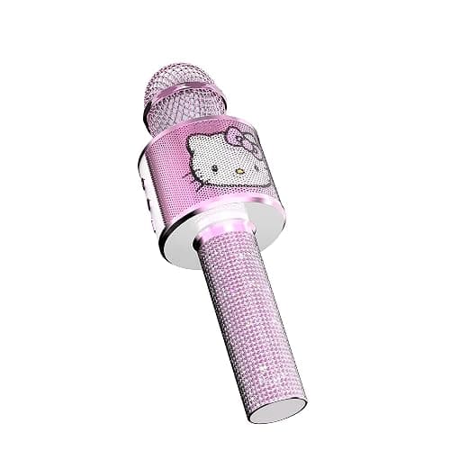 Hello Kitty Bluetooth Karaoke Microphone & Wireless Speaker - Rechargeable Battery, Onboard Controls, Fun Sound Effects thumbnail 2