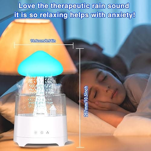 Cloud Humidifier Rain Water Drip Diffuser thumbnail 2