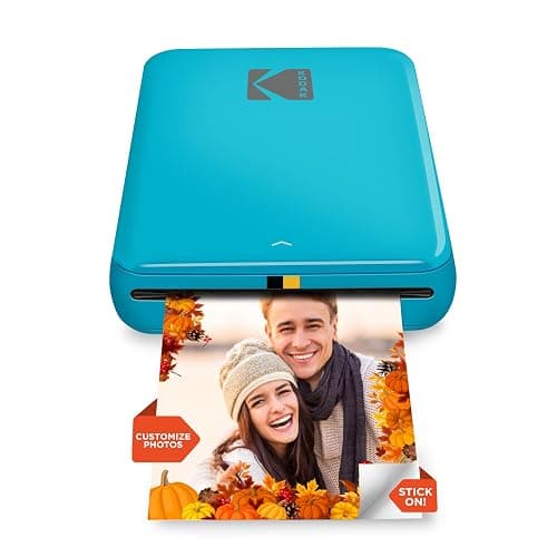 KODAK Step Instant Photo Printer with Bluetooth/NFC, Zink Technology & KODAK App for iOS & Android (Blue) Prints 2x3” Sticky-Back Photos. - Image 1