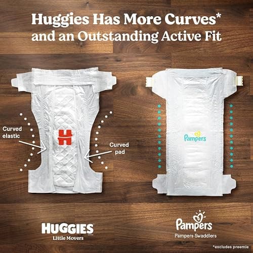 Huggies Size 4 Diapers, Little Movers Baby Diapers, Size 4 (22-37 lbs), 150 Count (6 Packs of 25), Packaging May Vary thumbnail 8