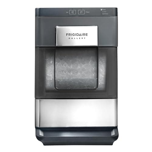 Frigidaire Gallery, 33 Lbs. Countertop Ice Maker, Nugget Shaped Ice, Stainless Steel Trim (Black) thumbnail 2