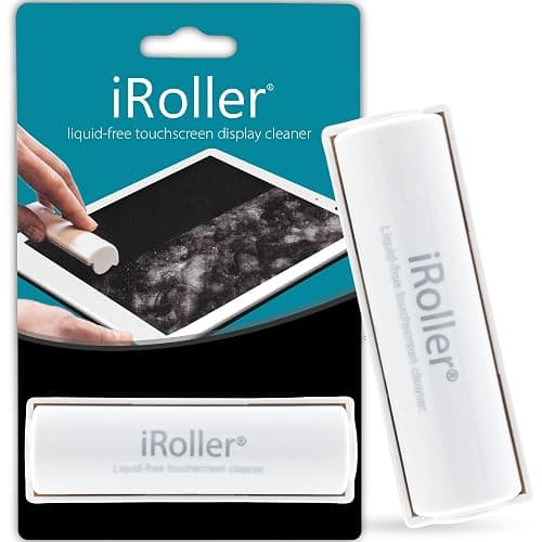 Screen Cleaner by iRoller - No Need for Spray or Wipes - Liquid Free iPad Screen Cleaner Roller Tool - Washable & Reusable - Phone Screen Cleaner Ideal for iPhone, Laptop, Computer Touchscreen - 3.5" - Image 1