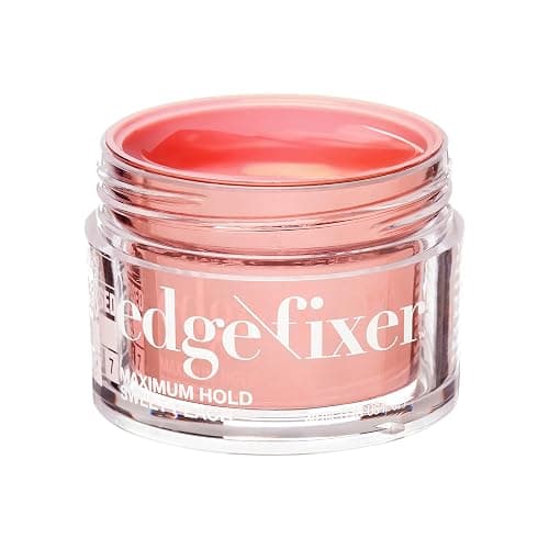 KISS Colors & Care Maximum Hold Edge Fixer, 24 Hour Scented Styling Hair Gel with Biotin, Non-Greasy, Long-Lasting Moisture & Shine for All Hair Types, 30 mL (1.01 US fl. oz.), Sweet Peach thumbnail 4
