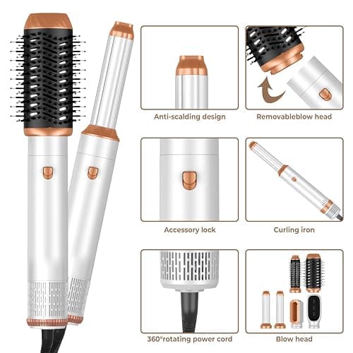Hair Dryer Blow Dryer Set of 6 thumbnail 6