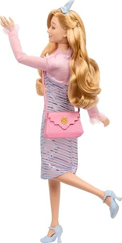 Mattel Universal Wicked Glinda Fashion Doll & Accessories with Styled Blonde Hair, Posability & Removable School Uniform Look thumbnail 6