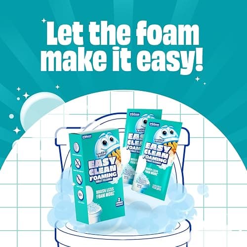 Scrubbing Bubbles Easy Clean Foaming Toilet Bowl Cleaner, Easy Drop In Powder Pouches, 100g (2 Pouches) thumbnail 2