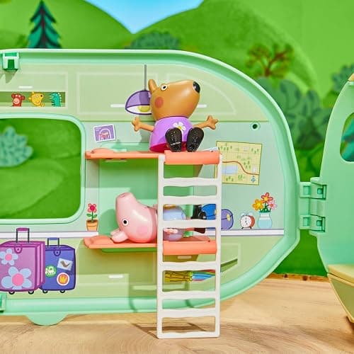 Peppa Pig Caravan Playset for Girls and Boys, 3 Figures, 6 Accessories, Preschool Toys, Kids Gifts, Ages 3+ thumbnail 8