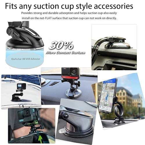 Double Sided Adhesive Pads,3 M 5952 Foam Tape,Double-Sided Heavy Duty Mounting Tape–1 Inch&2 Inch.Square,Rectangle&Round Shapes for Car Dashboard,Outdoor & Daily Use.Waterproof,Heat-Resistant,20 PCS thumbnail 6
