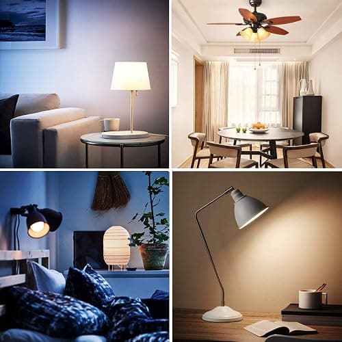 ILC Color Changing LED Light Bulbs, 70W Equivalent, 2700K Warm White A19 E26 Screw Edison Base RGBW Dimmable - 12 Color Choices - Timing Infrared Remote Control Included (2 Pack) thumbnail 5