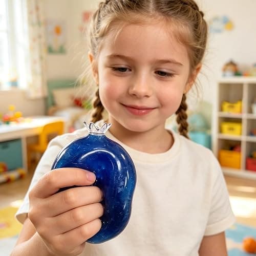 Silicon Taba Clear Blueberry Squishy , Big Jumbo Mochi Squishy Toy for Adults Children Portable Rubber Slow Spring Back Design Deformable Squeeze Stress Reliever thumbnail 2