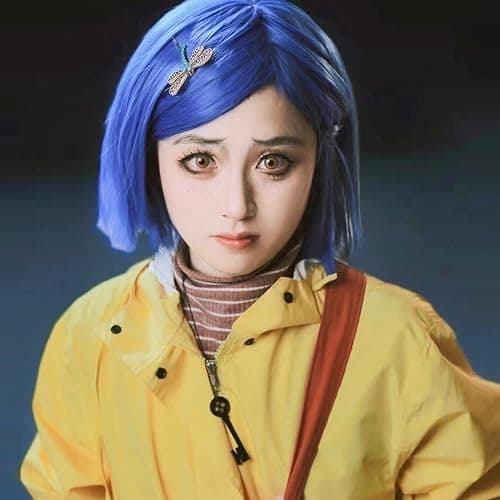 woxafo 3PCS Coraline Accessories Coraline Necklaces|Key Necklaces|Dragonfly Hair Clip for Women Men, Coraline Jewelry for Halloween Costume Cosplay Movie Props Dress Up thumbnail 7