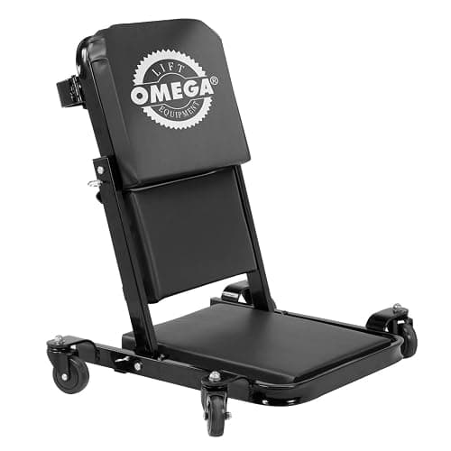 Omega 91452 Black Low Profile Z-Creeper - 450 lbs. Capacity - Image 1