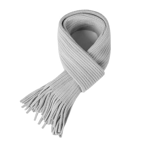 BEARUN Kids Knit Scarf Winter Fashion Solid Color Toddler Baby Scarves Neck Warmer Tassel Scarf for Boys Girls thumbnail 2