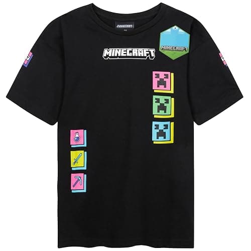 Get Trend Pokemon | Minecraft | Fortnite Boys Short Sleeve T Shirts, Crewneck Tops, Graphic Tees, Multipacks, Gamer Gifts - Image 1