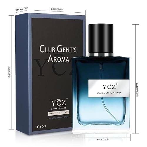 Ycz CLUB GENT'S AROMA, 1.7oz(50ml), Man Perfume, Nightclub Essential Fragrance, Long Lasting Cologne for Men with Aromatic Woody Notes of Aldehyde, Ginger, Mint, and Lemon thumbnail 9
