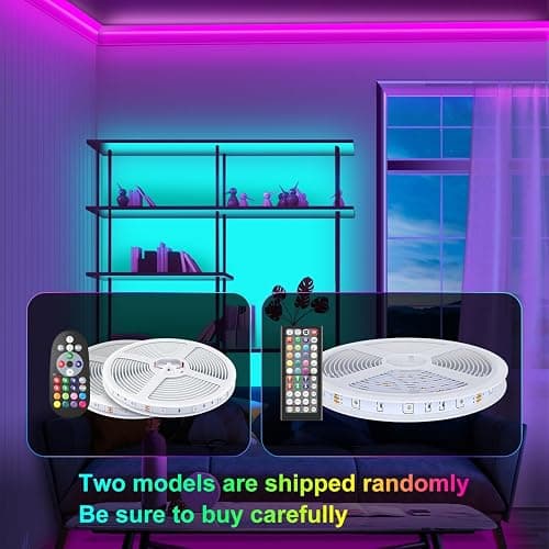 LED Strip 30m, Bluetooth LED Streifen,RGB LED Strip Farbwechsel LED Lichterkette mit Steuerbar via App, Fernbedienung, Sync mit Musik, Bänder für Schlafzimmer TV Zuhause Schrankdek thumbnail 2