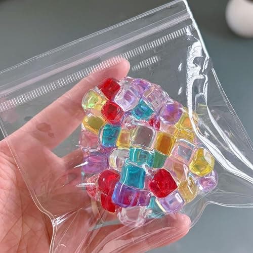 Handmade Pressure Stress Reliever Balls with Noisy Sound for Hands, Fun Gift for Both Men and Women (1 Color) - Image 1