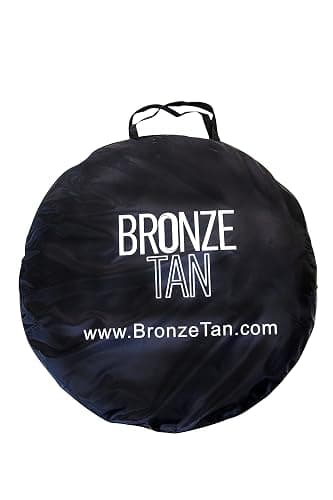 Bronze Tan Spray Tan Tent Pop Up for Spray Tan Professional - Waterproof Spray Tan Booth with FREE Portable Spray Tent Carrying Case - Self Tanning Booth - Black thumbnail 5