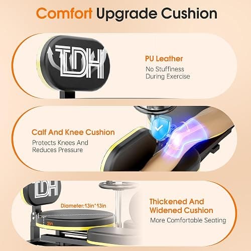 TDH Leg Stretcher Machine, 0-200° Adjustable Split Machine for Ballet, Dance,Yoga, Flexibility Stretching Equipment to Relieving Leg Muscle & Hamstring Tightness, Home Gym Use thumbnail 4