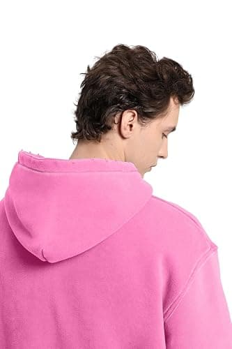 Dnzzs Womens Oversized Hoodie Acid Wash Hoodie Couples Vintage Sweatshirt Heavyweight Fleece Cotton Hoodies Streetwear Trendy thumbnail 8