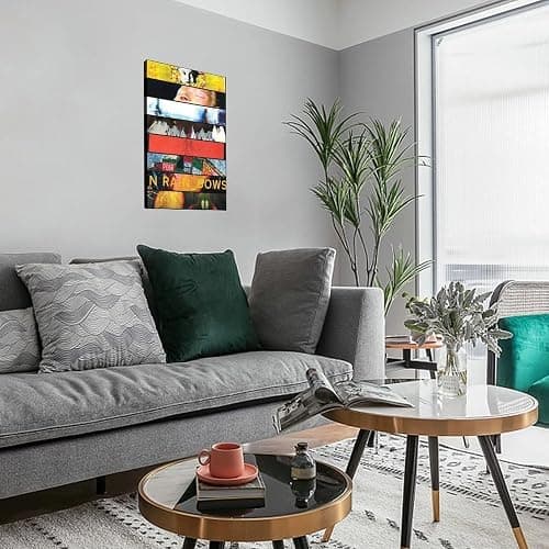 ZEYARUIBO Radiohead (10) Canvas Poster Bedroom Decor Office Room Decor Gift Frame-style 12x18inch(30x45cm) thumbnail 3