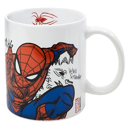 Stor KERAMIKTASSE 325 ML IN SPIDERMAN URBAN WEB GESCHENKBOX, Einfarbig - Image 1