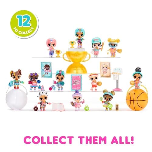 LOL Surprise All Star Sports Vault Collection Tots with Sports-Themed Collectible Doll and 8 Surprises to UNbox Including Matching Accessories – Great Gift for Kids Ages 4+ thumbnail 8