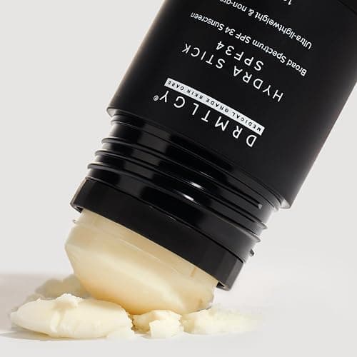 DRMTLGY Bar Sunscreen Stick SPF 34 – Invisible, Mess-Free Face & Body Mineral Hydra Stick with Squalane, Aloe & Coconut Oil – Water-Resistant Broad Spectrum Sun Screen for All Skin Types thumbnail 2