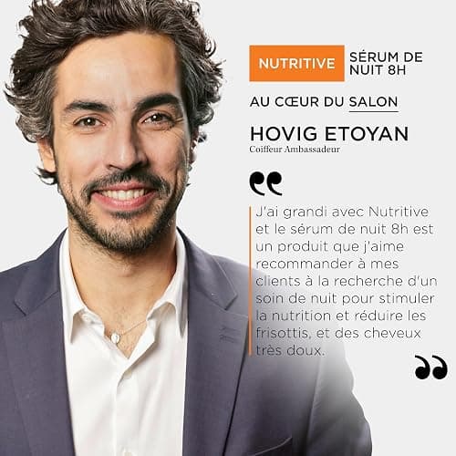 KERASTASE Nutritive - 8H Magic Night Serum Cheveux - Nourrit et Protège de L'Humidité - +98% de Force - +40% de Brillance - Protéines Végétales et Niacinamide - Texture Crème - Cheveux Secs thumbnail 8