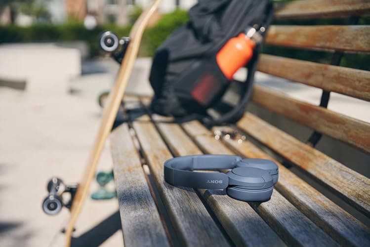 Sony WH-CH520 Wireless On-Ear Bluetooth Headphones with Microphone, Blue | Comfortable Lightweight Design, Up to 50 Hrs Battery with Quick Charging, Multipoint Connection, Clear Calls, Swivel design thumbnail 8