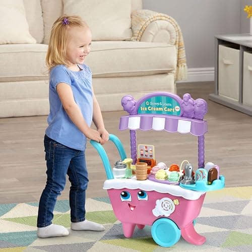 LeapFrog Scoop and Learn Ice Cream Cart Deluxe (Frustration Free Packaging), Pink thumbnail 6