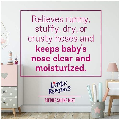 Little Remedies Sterile Baby Saline Nasal Mist, 3 Fl Oz Pack of 3 | Safe for Newborns, Relieve Stuffy and Dry Noses, Drug-Free, Gently Wash Away Mucus thumbnail 4