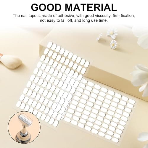 1000 PCS Double Sided Tape for Nail Display, Nail Stand Sticky Tabs thumbnail 3