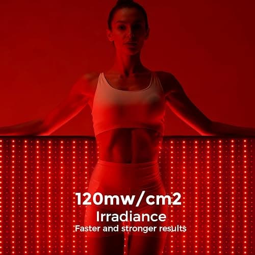 2025 New Release Infrared Red Light Therapy Mat- 1440 pcs Professional SMD LED Chips - 660nm & 850nm Wavelengths, Pain Relief, Enhances Recovery, Whole Body Care, Sleep Improvement & Energy Boost thumbnail 6