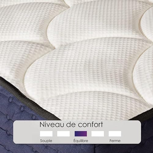 Matelas 140x190, IZTOSS Matelas Équilibré Mémoire de Forme 11 Zones Différenciées 27cm de Hauteur thumbnail 5