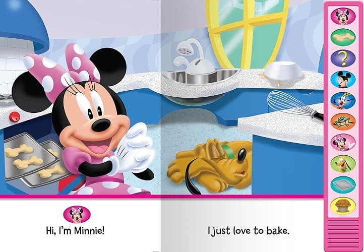 Disney Minnie Mouse - I'm Ready to Read with Minnie Sound Book - Great for Early Readers - PI Kids (Play-A-Sound) thumbnail 6