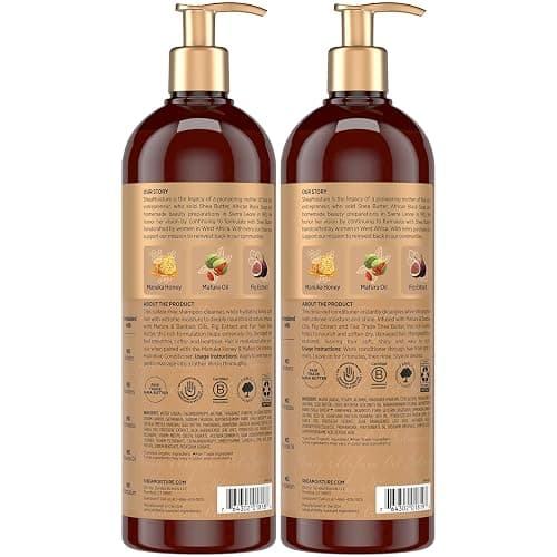 Shea Moisture Shampoo & Conditioner Set – Intensive Hydration Hair Care Formulas with Manuka Honey & Mafura Oil for Extra Dry, Damaged Hair, 24 Oz Ea thumbnail 2
