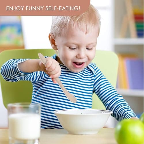 6-Piece Silicone Baby Feeding Spoons, First Stage Infant Spoons, Soft-Tip Easy on Gums I Baby Training Spoon | Infant Utensils Feeding Supplies, Dishwasher & Boil-proof thumbnail 7