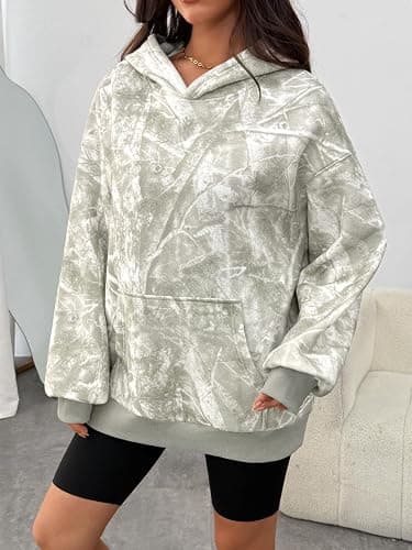 Trendy Queen Womens Oversized Hoodies Fleece Sweatshirts Fall Fashion Pullover Sweaters Winter Clothes thumbnail 3