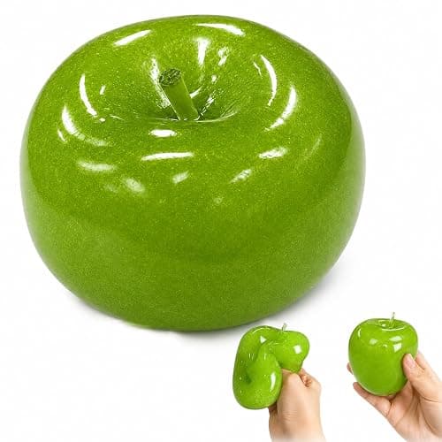 Slush Apple Squishy, 2026 New Portable Soft Squishy Ball | Sensory Play Toy, Soft Texture Squeeze Toy, Portable Design for Daily Play (Green) - Image 1