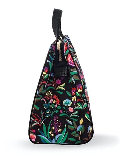 kate spade new york Insulated Lunch Tote, Autumn Floral | Cute Insulated Soft Cooler Bag, Adult Lunch Box with Silver Thermal Interior Lining and Mesh Storage Pocket thumbnail 5