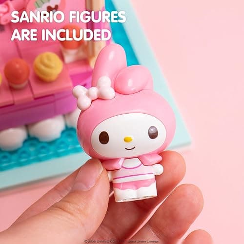 Hamee Sanrio Hello Kitty and Friends ‘Summer Wunderland’ Cute Water Theme Park Building Block Set Birthday Gift, Party Favor, Stress Relief, Collectible Toy Compatible with Lego Block – My Melody thumbnail 5