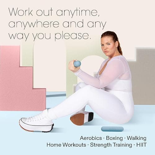 Bala Bars Dumbbell Set for Women & Men - Set of 2 Bars Designed for Walking, Strength Training, HIIT, Boxing & Aerobics - Hand Weights for Working Out at Home thumbnail 3